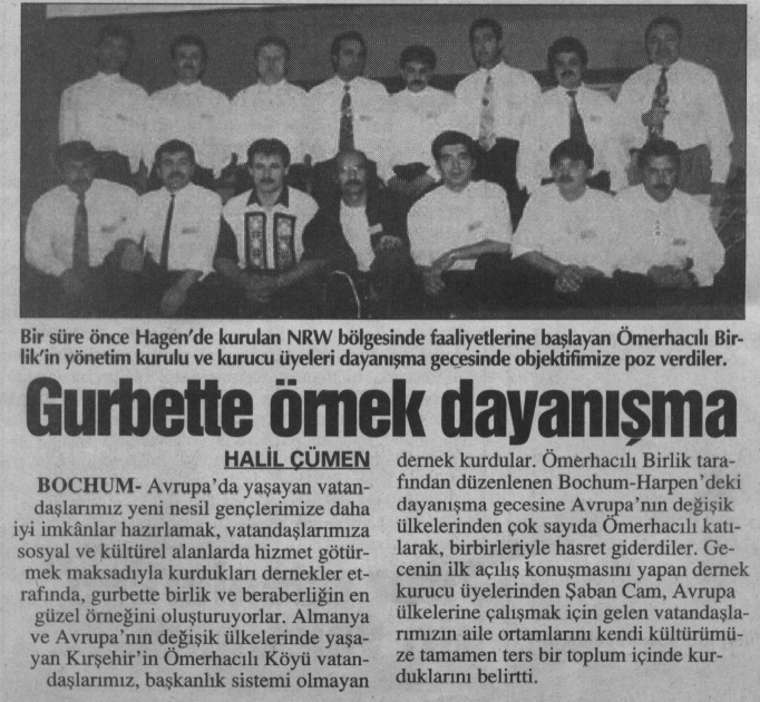 TÜRKİYE GAZETESİ 11 Haziran 1995